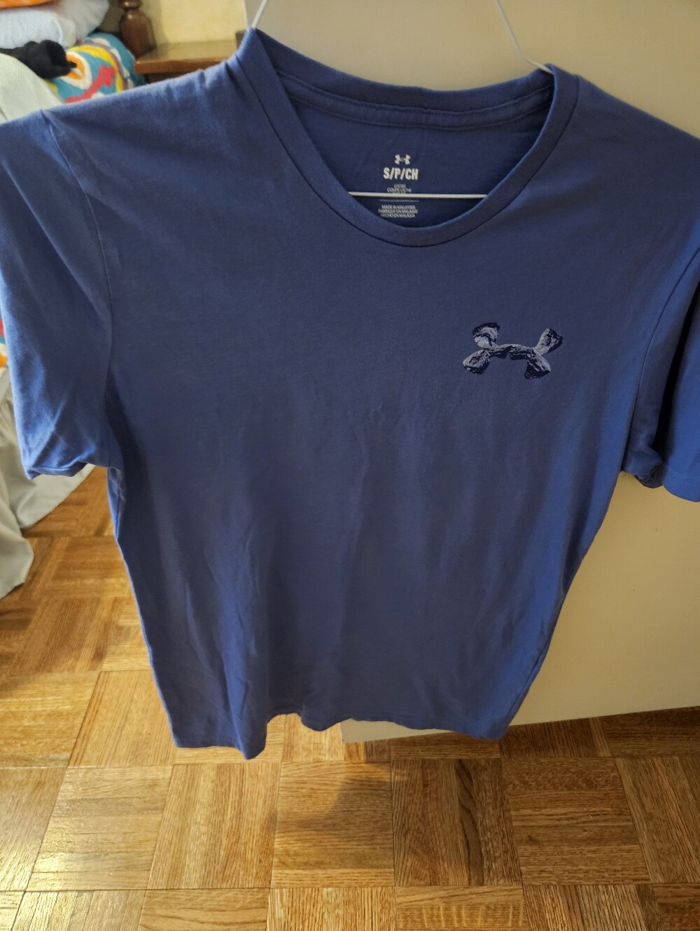 Under Armour Navy Blue Crewneck Logo Tee